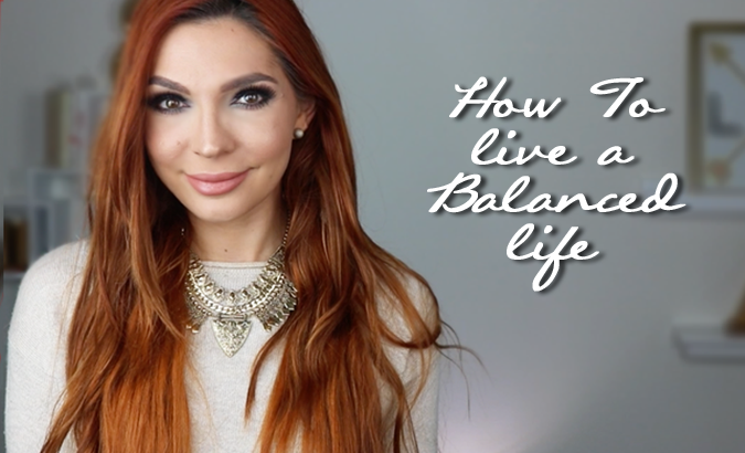 how to live a balanced life
